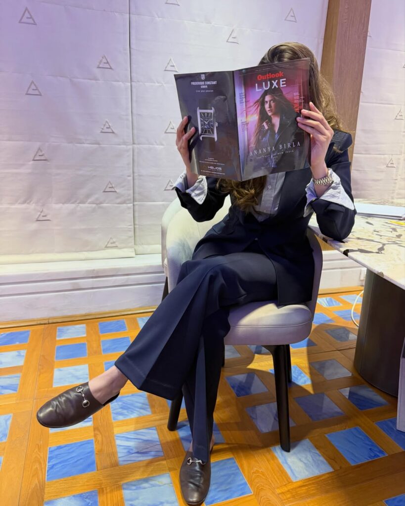 Ananya Birla Outlook Magazine New Look
