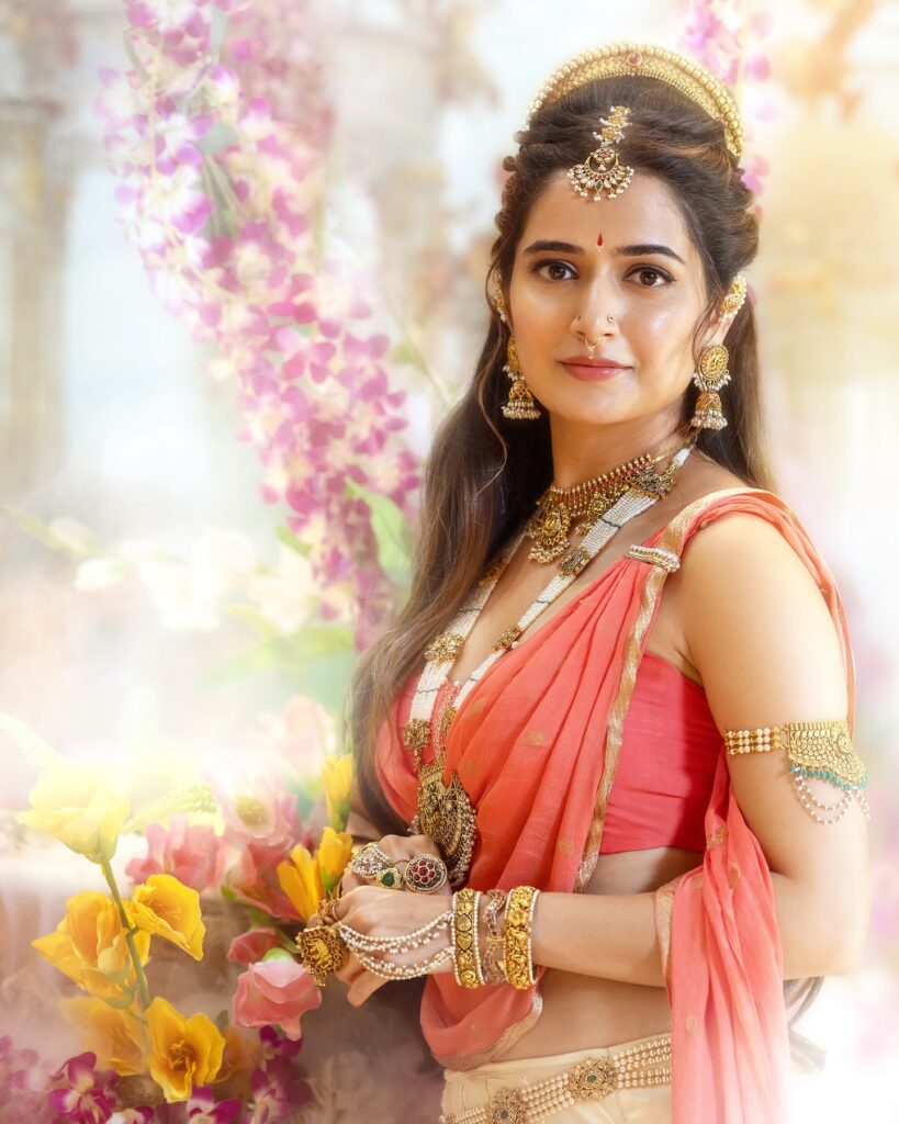 ಸ್ಯಾಂಡಲ್‌ವುಡ್ ನಟಿ ಆಶಿಕಾ ರಂಗನಾಥ್ ಸಾಂಪ್ರದಾಯಿಕ ಆಭರಣಗಳ ಅಲಂಕಾರ - Ashika Ranganath traditional jewelry look